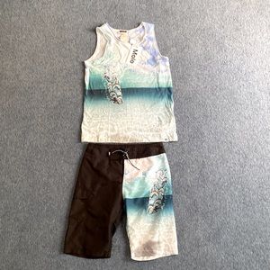 Molo le surf Ronoy boys set. Tank NWT Oeko -tek,Matching shorts-NWOT